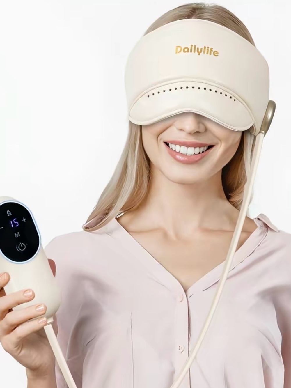 Electric Head Massager Helmet Scalp Relaxation Stress Relief Device
